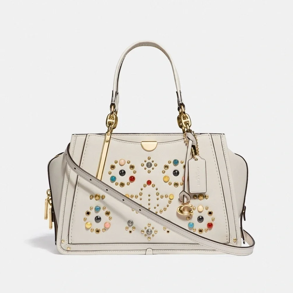 Coach Dreamer Chalk multicolor Resin studded bag - Picture 1 of 8